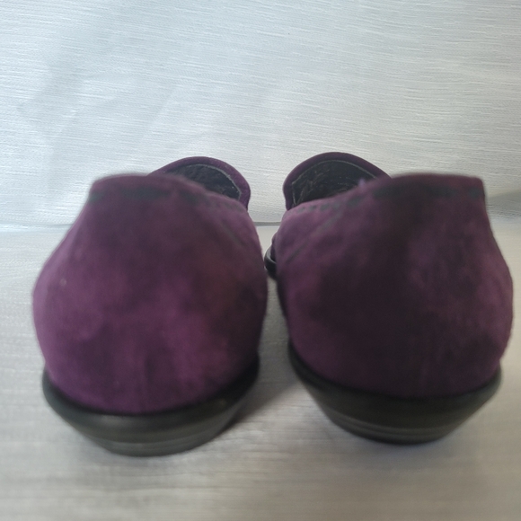 CASADEI Italian leather high quality luxury monogram shoe loafer slip on flat - Picture 16 of 17